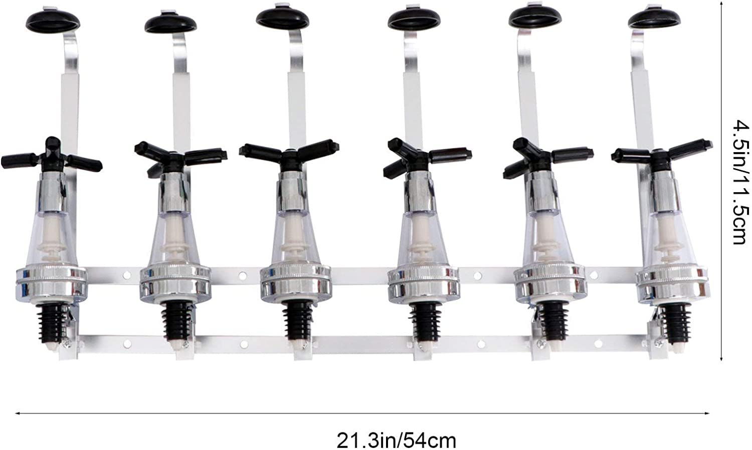 Amazon.co.jp: ワイン 壁掛け式 ワンショット メジャー ラック ボトル